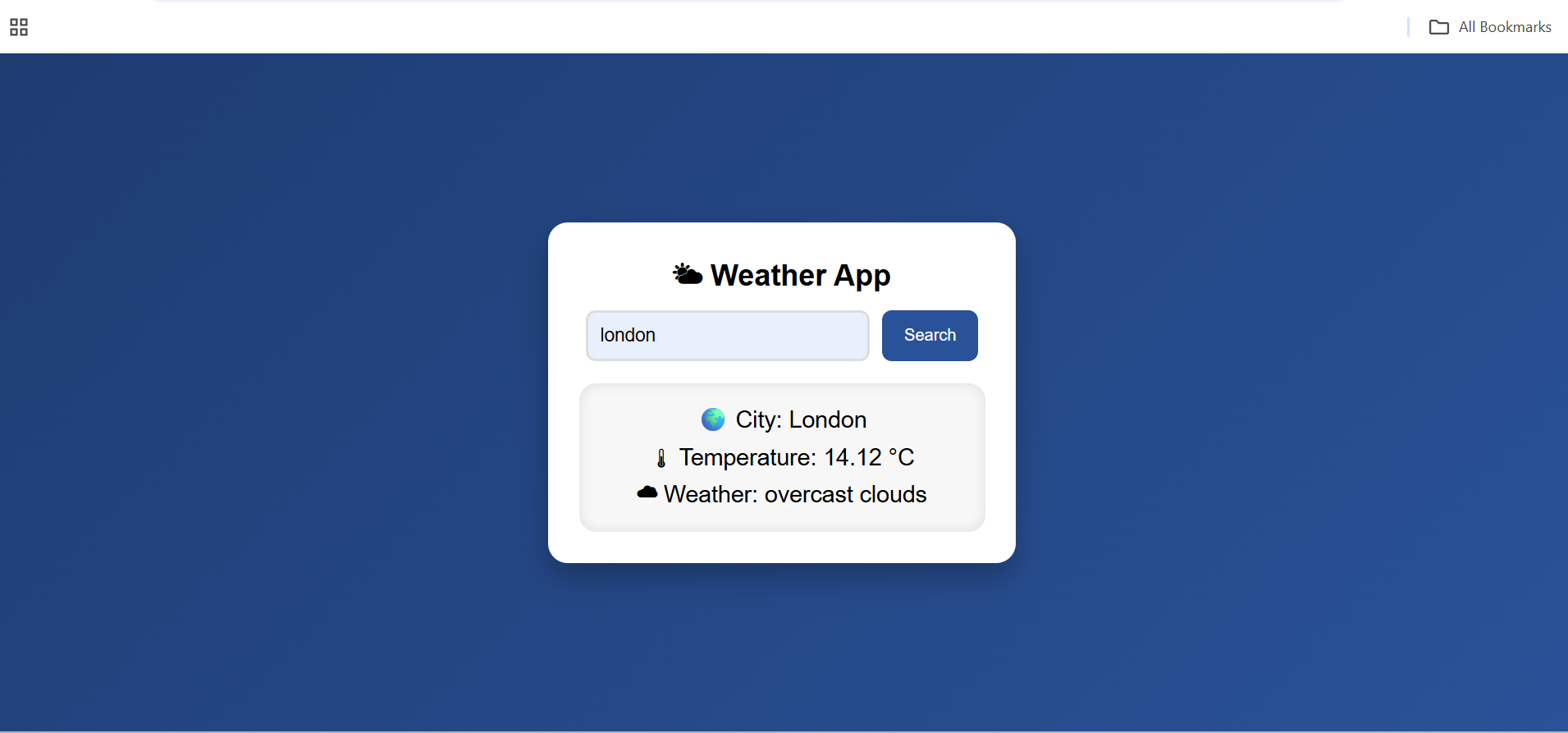 Weather App